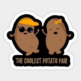 Valentine S Day Humour - valentines day cute couples - Valentines day gift ideas for potato lovers Sticker